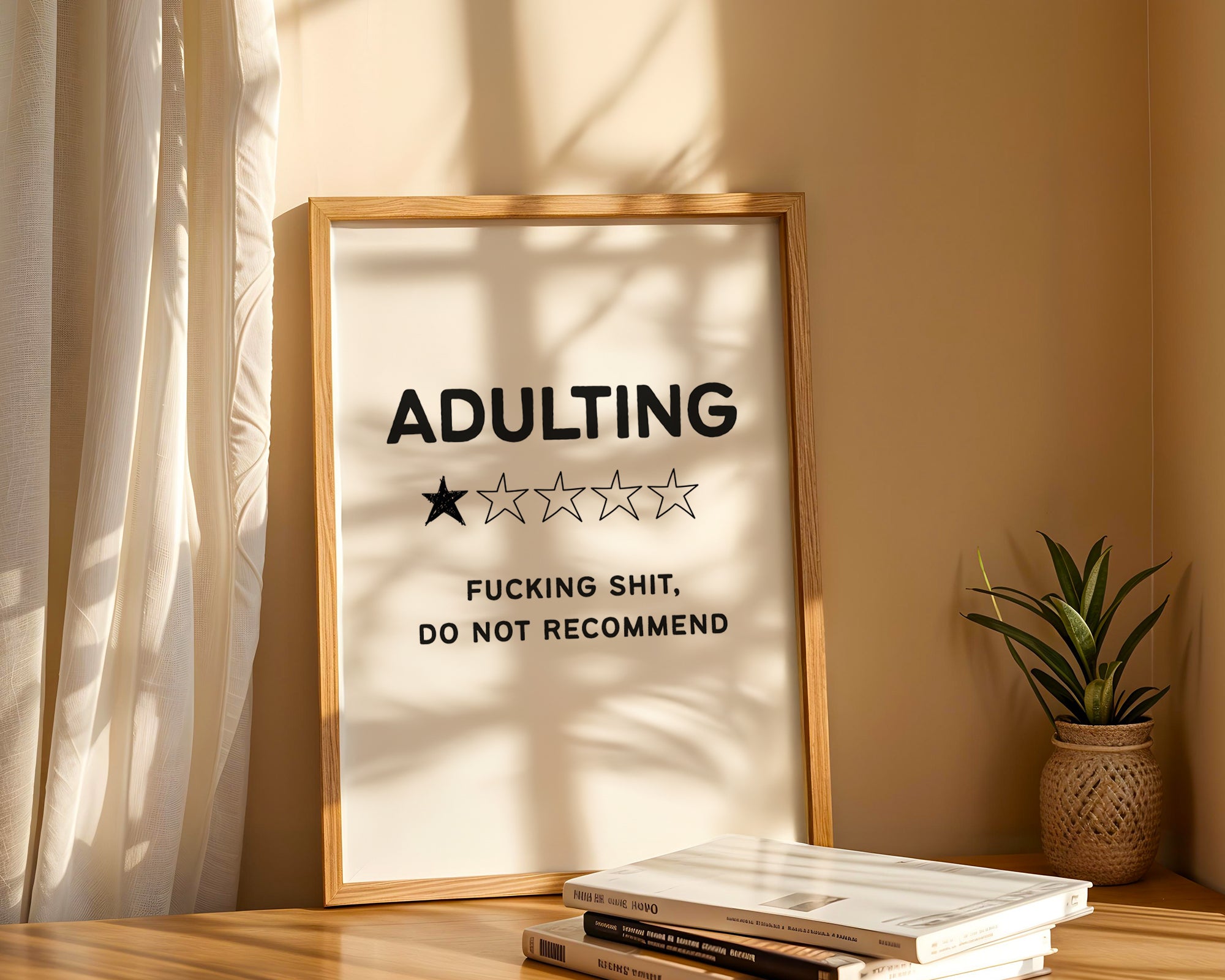 Adulting, Fucking Shit Do Not Recommend Print