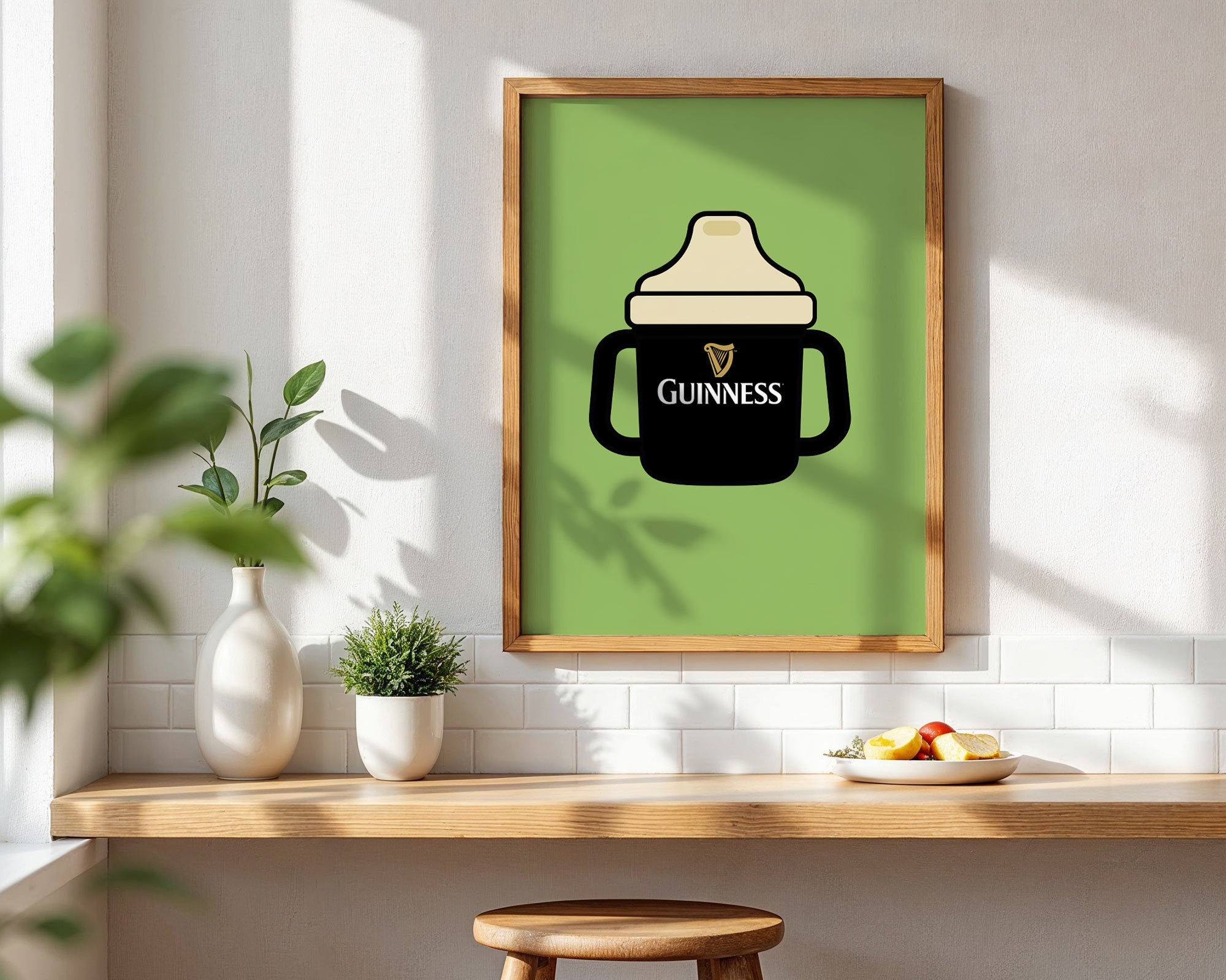 baby Guinness art print