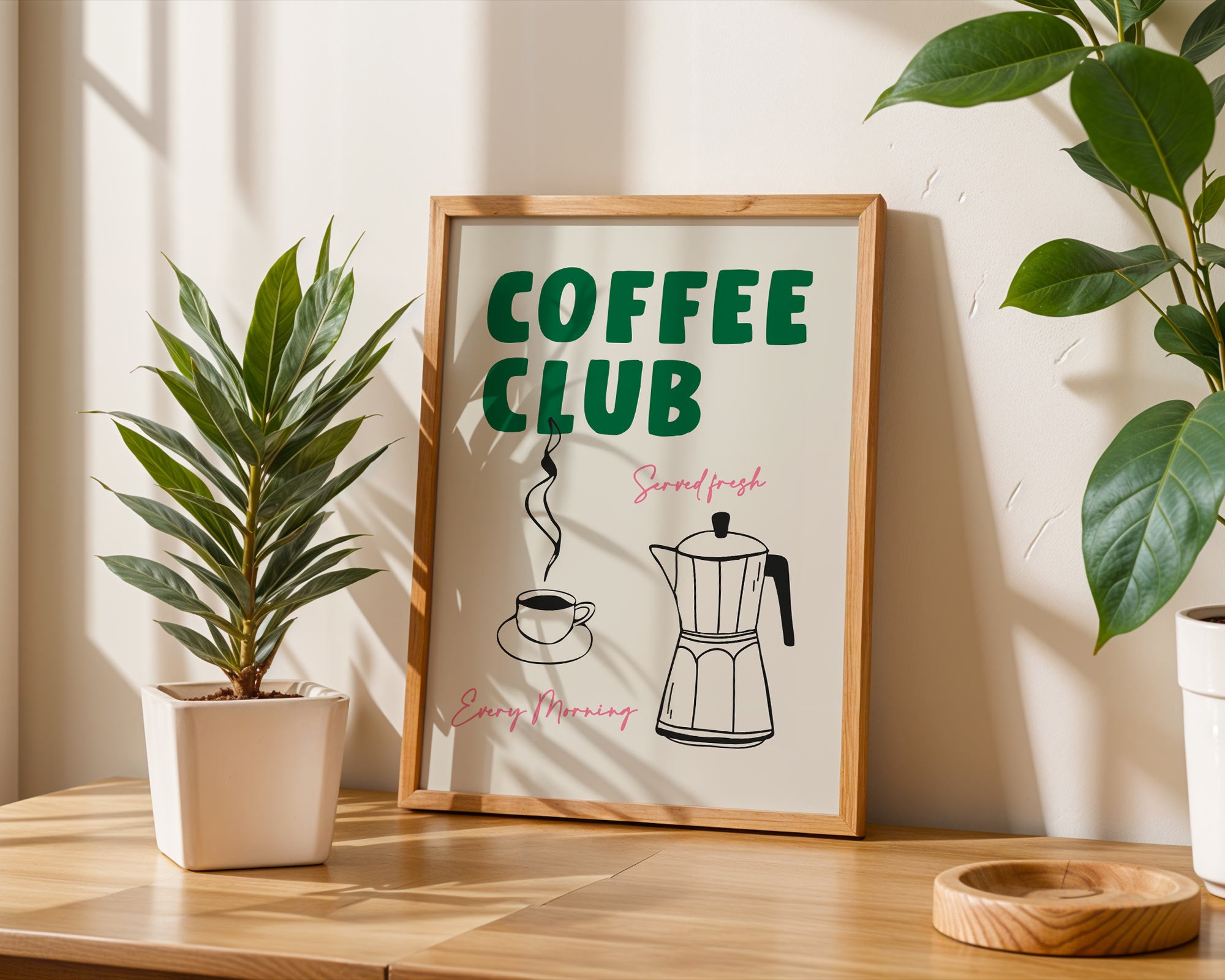 coffee club wall art 