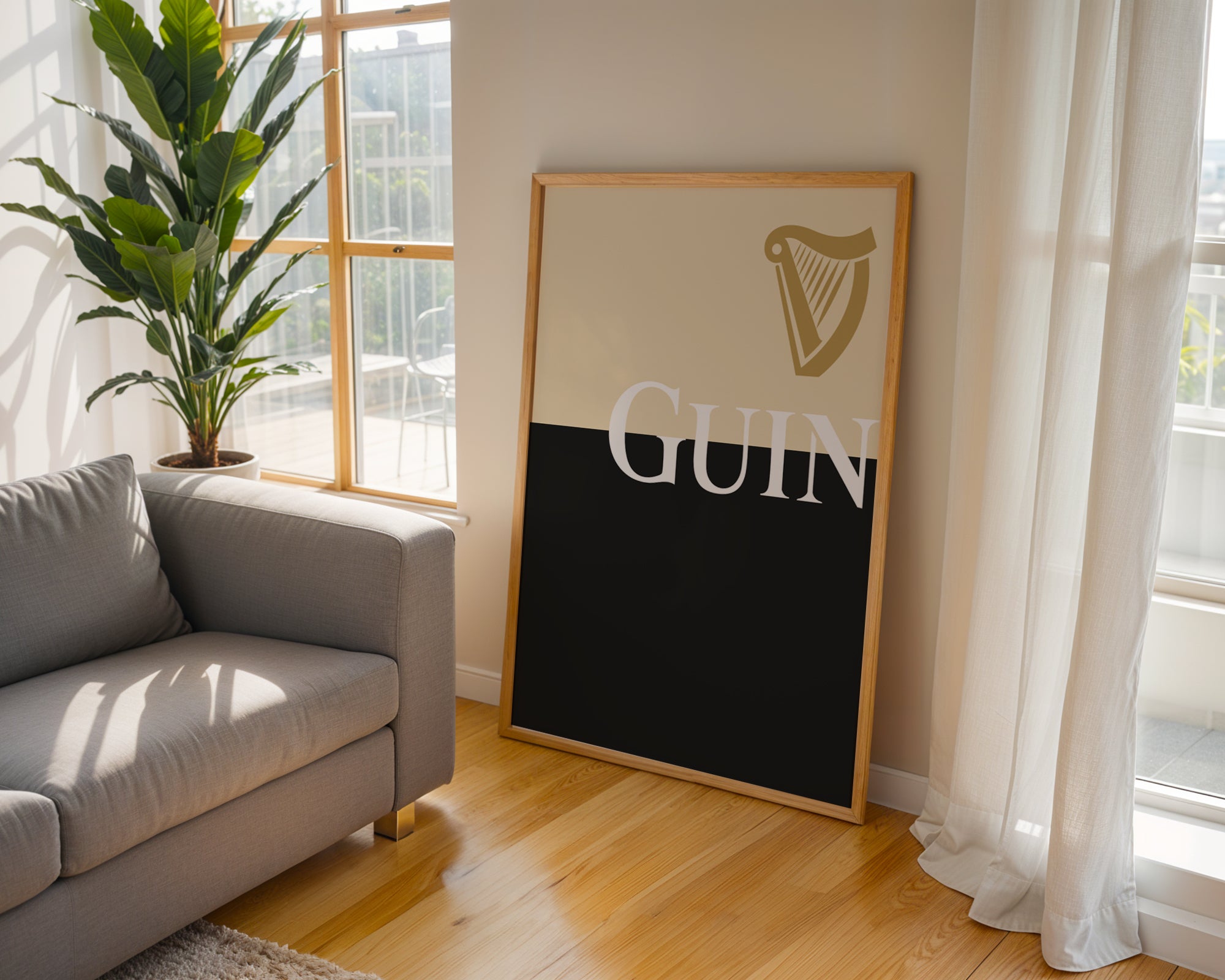 Guinness Split the G Print Wall Art