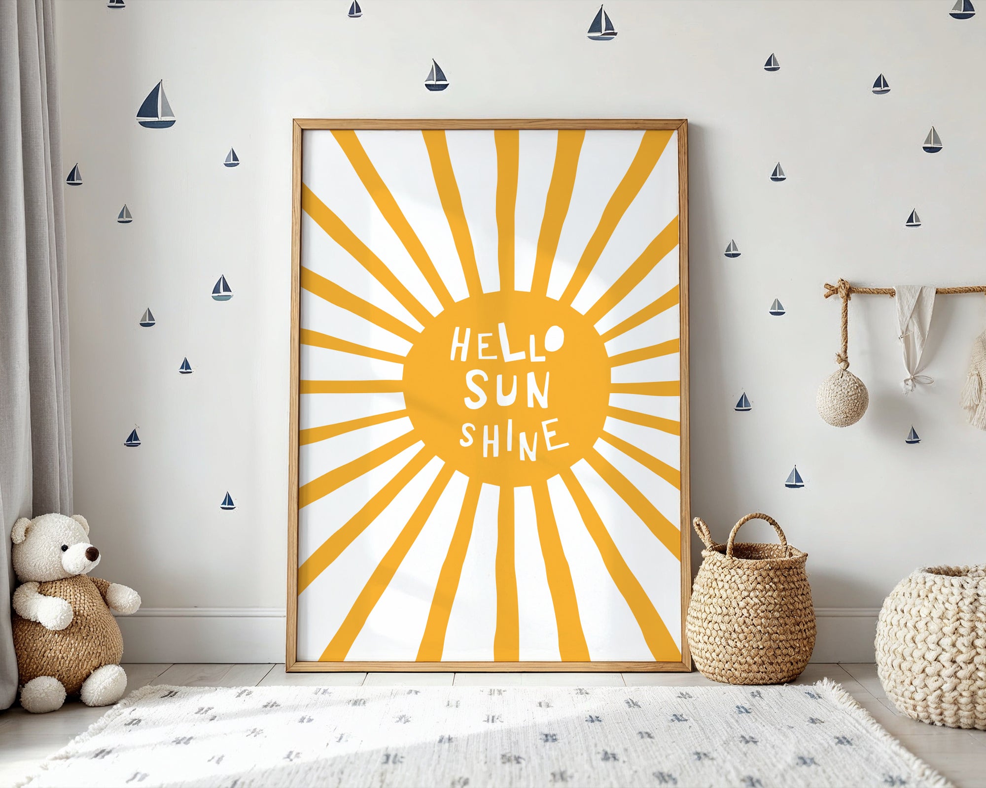 hello sunshine home print