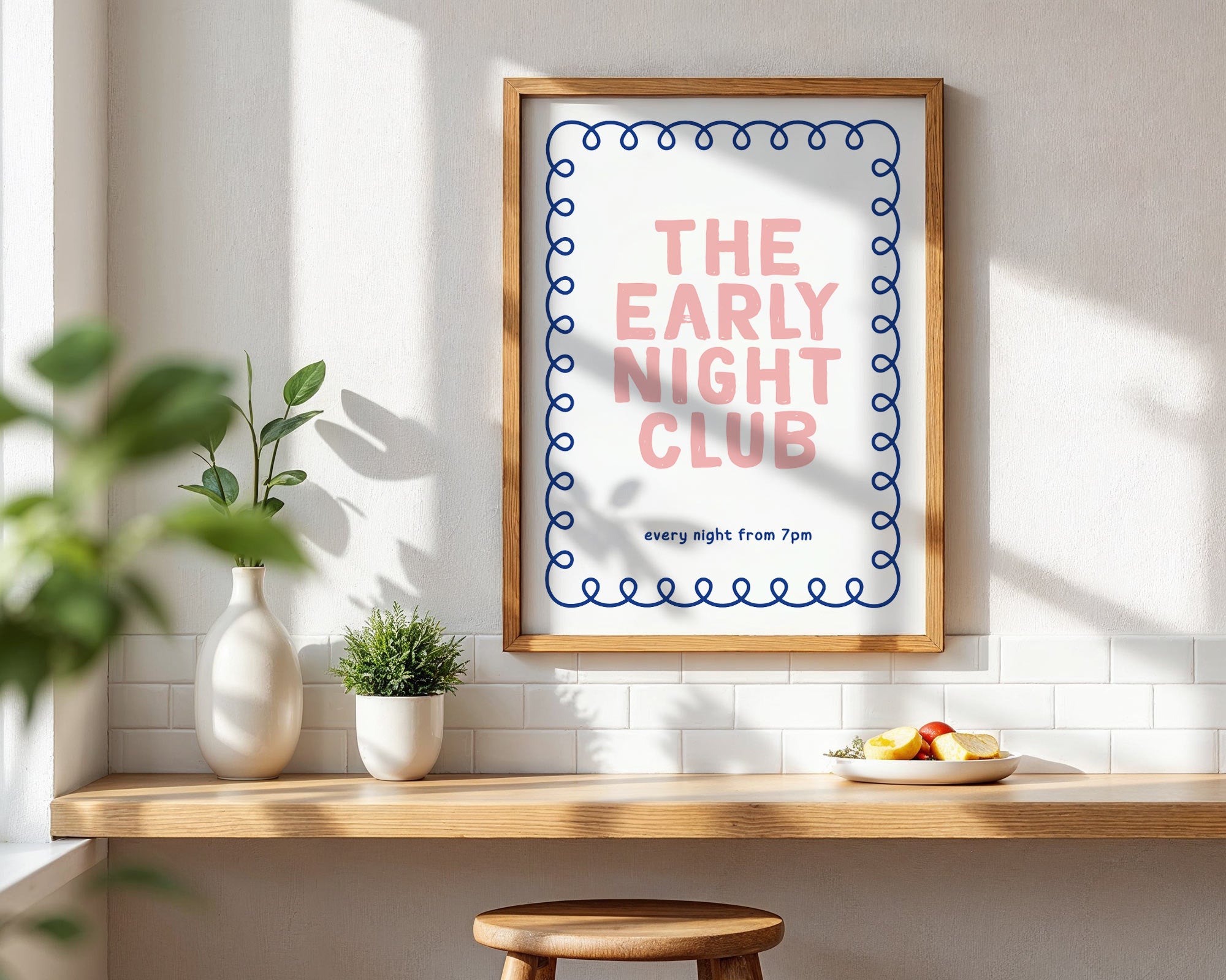 The Early Night Club Print