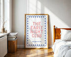 The Early Night Club Print