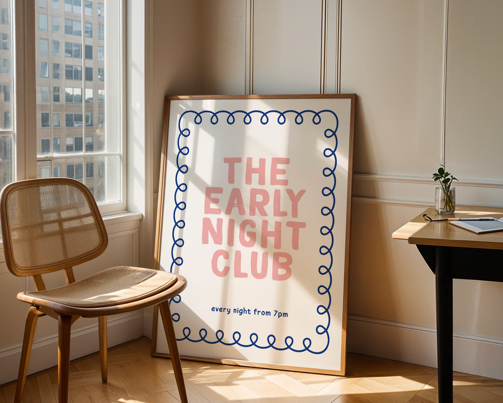 The Early Night Club Print