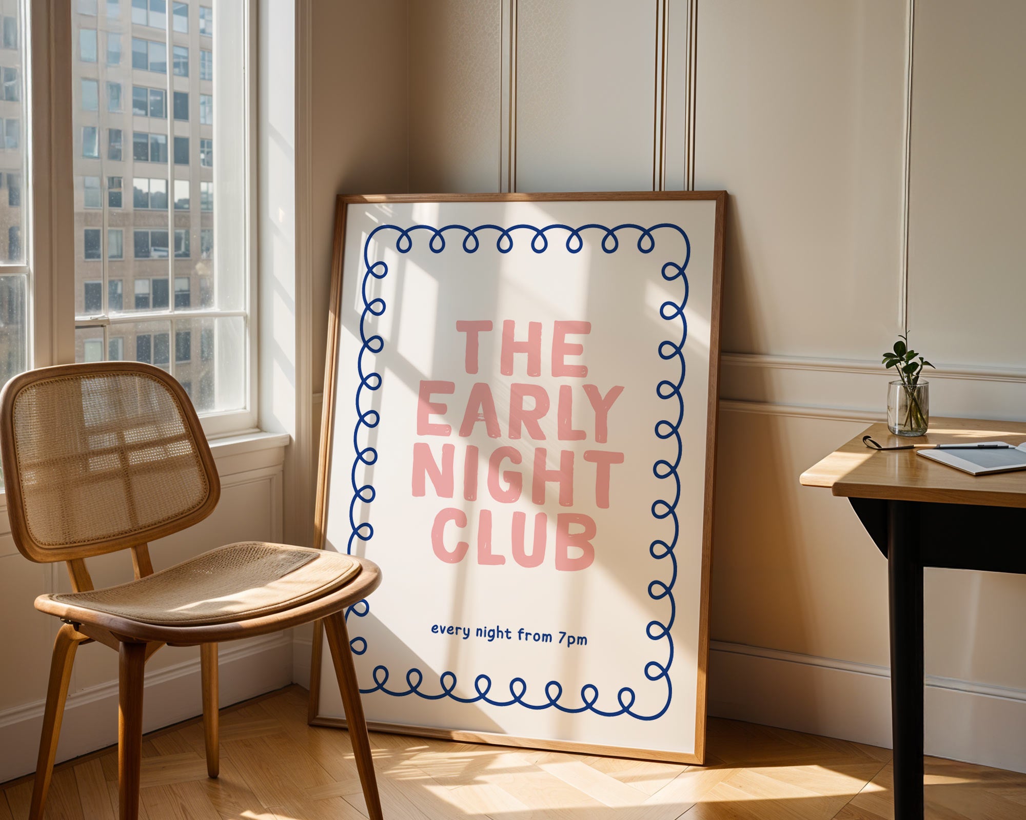 The Early Night Club Print