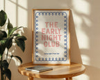 The Early Night Club Print