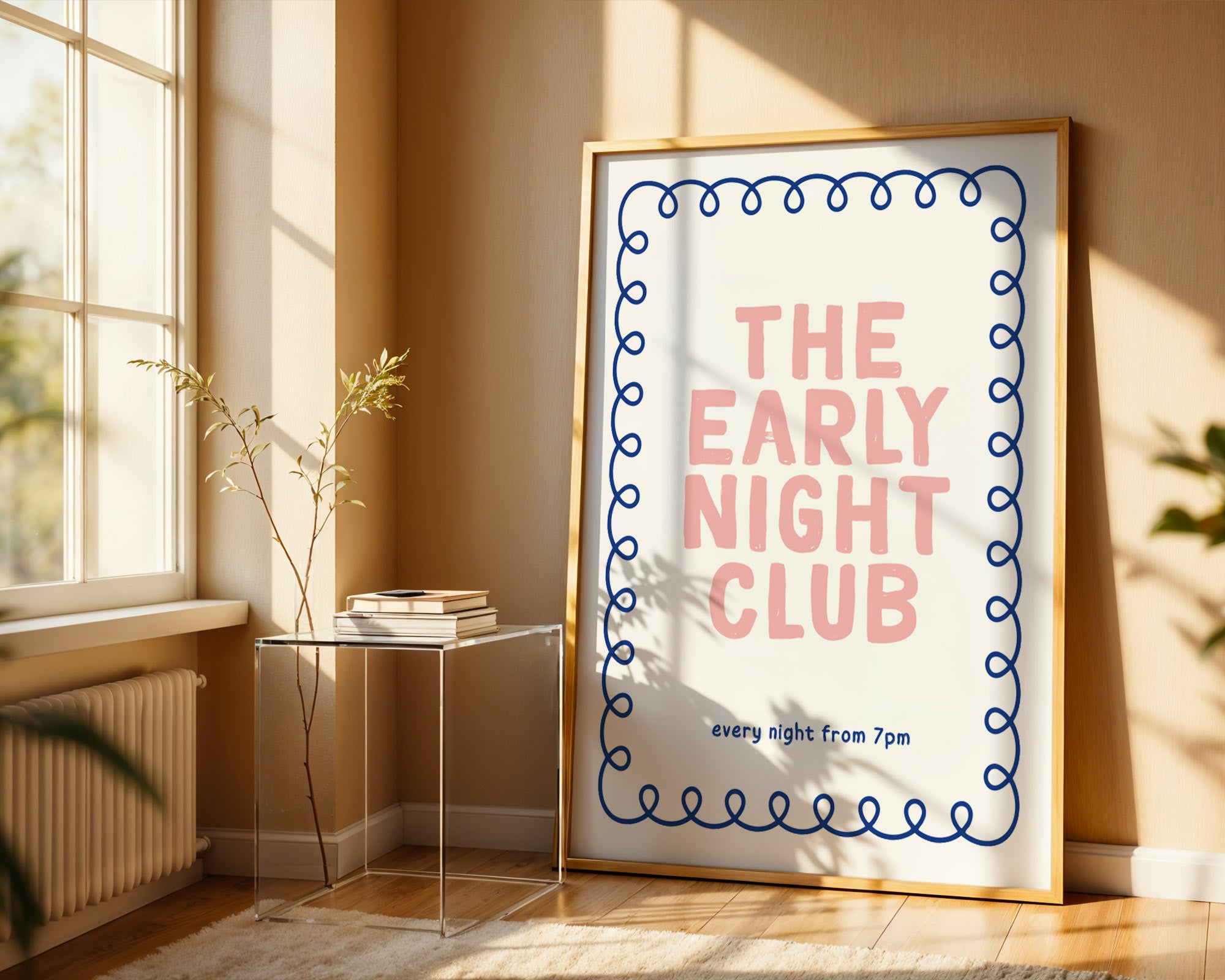 The Early Night Club Print