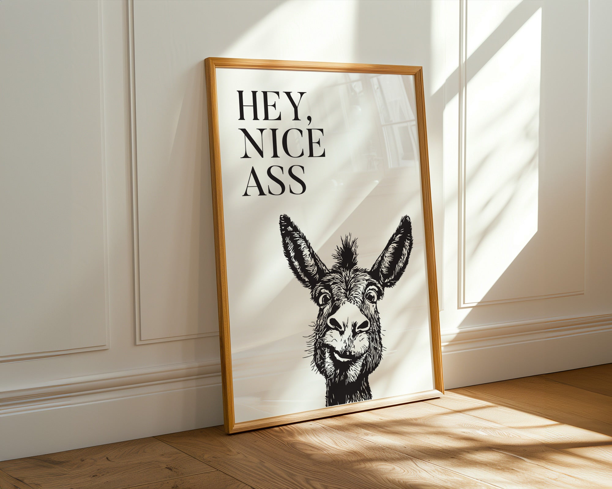 hey nice ass bathroom print