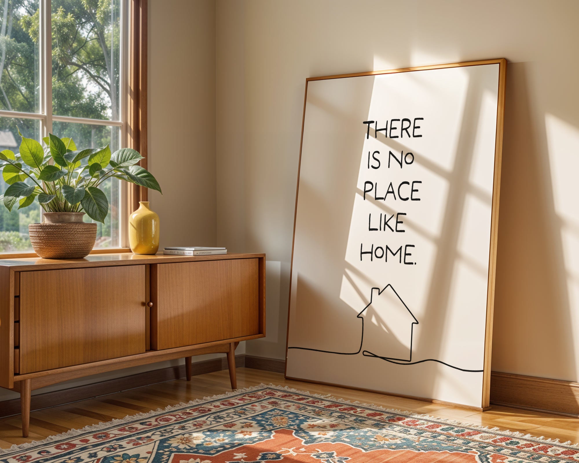no place like home hallway print